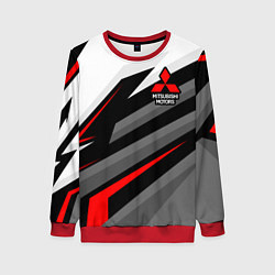 Женский свитшот Mitsubishi motors - красная линия