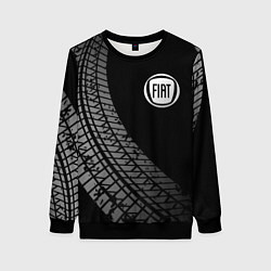 Женский свитшот Fiat tire tracks