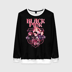 Свитшот женский Blackpink k-pop, Блэкпинк, цвет: 3D-белый