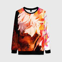 Свитшот женский Адский Рай Габимару, цвет: 3D-черный