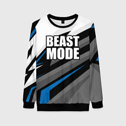 Женский свитшот Beast mode - blue sport