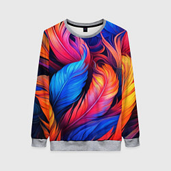 Женский свитшот Экзотические перья