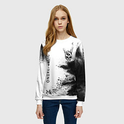 Свитшот женский OneRepublic и рок символ на светлом фоне, цвет: 3D-белый — фото 2