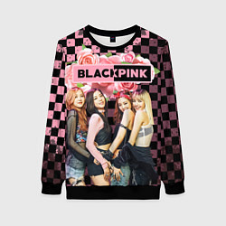 Свитшот женский Blackpink - girls, цвет: 3D-черный