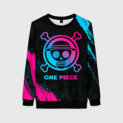 Свитшот женский One Piece - neon gradient, цвет: 3D-черный