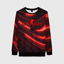 Женский свитшот CS GO red neon