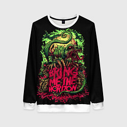 Свитшот женский Bring me the horizon dinosaurs, цвет: 3D-белый