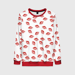 Женский свитшот Поцелуи - паттерн