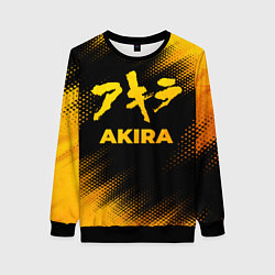 Свитшот женский Akira - gold gradient, цвет: 3D-черный