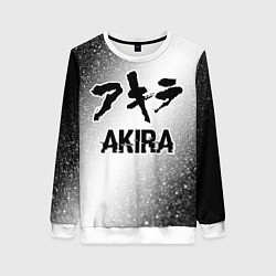 Свитшот женский Akira glitch на светлом фоне, цвет: 3D-белый