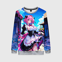 Свитшот женский Астольфо служанка - Fate grand order, цвет: 3D-меланж