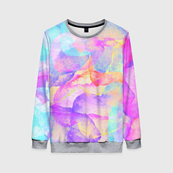 Свитшот женский Магическая абстракция узор, цвет: 3D-меланж