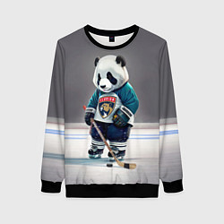 Свитшот женский Panda striker of the Florida Panthers, цвет: 3D-черный