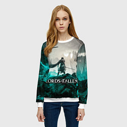 Свитшот женский Герой Lords of the fallen, цвет: 3D-белый — фото 2