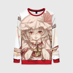 Свитшот женский Touhou Project Flandre Scarlet Cute, цвет: 3D-красный