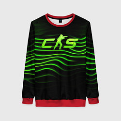 Женский свитшот CS2 green logo