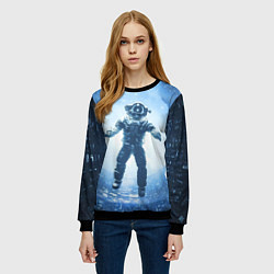Свитшот женский Starfield lost in space, цвет: 3D-черный — фото 2