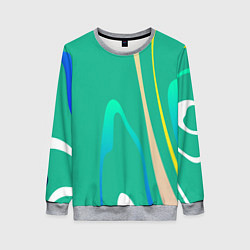 Женский свитшот Абстрактное изображение, линии