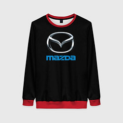 Свитшот женский Mazda sportcar, цвет: 3D-красный