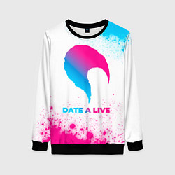 Женский свитшот Date A Live neon gradient style