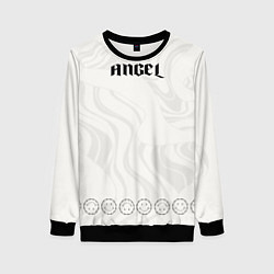 Свитшот женский Angel wings, цвет: 3D-черный