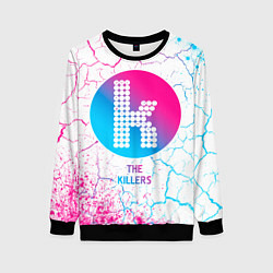 Свитшот женский The Killers neon gradient style, цвет: 3D-черный