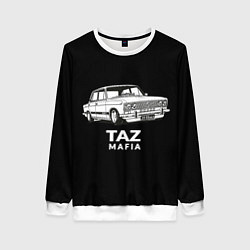 Свитшот женский TAZ Mafia, цвет: 3D-белый