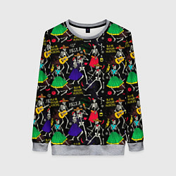 Женский свитшот Dia de los muertos