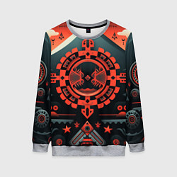 Женский свитшот Рисунок в стиле американских индейцев