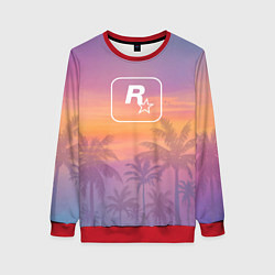 Свитшот женский GTA 6 - first art, цвет: 3D-красный