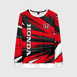 Свитшот женский Red sport - honda, цвет: 3D-белый