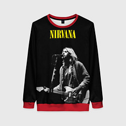 Женский свитшот Группа Nirvana Курт Кобейн