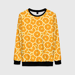 Женский свитшот Ломтики апельсина