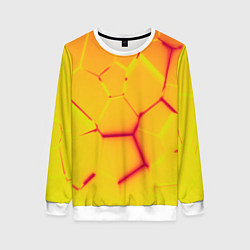 Женский свитшот Плиты желтые броня