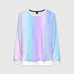 Женский свитшот Градиент матовый светлый