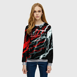 Свитшот женский World war z storm, цвет: 3D-меланж — фото 2