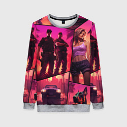 Женский свитшот GTA V style art