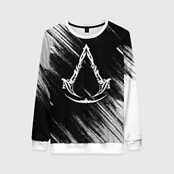 Свитшот женский Assassins creed Mirage - потертости, цвет: 3D-белый
