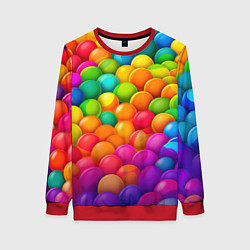 Женский свитшот Радужные пупырки