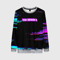 Свитшот женский Team Fortress 2 киберпанк стиль, цвет: 3D-меланж