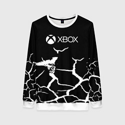 Женский свитшот Xbox game текстура рельеф