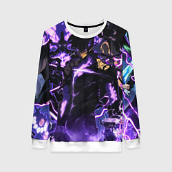 Свитшот женский Song Jin-Woo - final form, цвет: 3D-белый