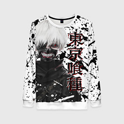 Свитшот женский Kaneki Ken - Токийский Гуль, цвет: 3D-белый