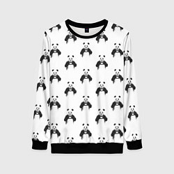 Женский свитшот Panda love - pattern