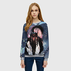 Свитшот женский Solo Leveling - entity, цвет: 3D-меланж — фото 2