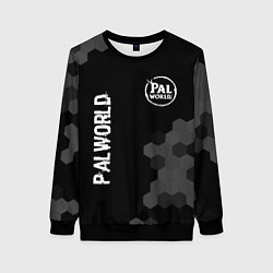 Женский свитшот Palworld glitch на темном фоне вертикально