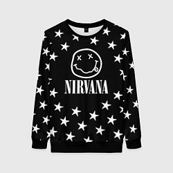 Женский свитшот Nirvana stars steel