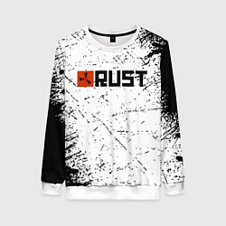 Женский свитшот RUST брызги красок