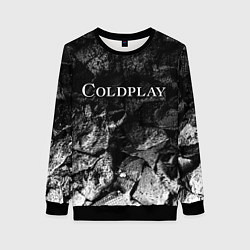 Свитшот женский Coldplay black graphite, цвет: 3D-черный