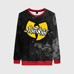 Свитшот женский Wu tang clan logo, цвет: 3D-красный